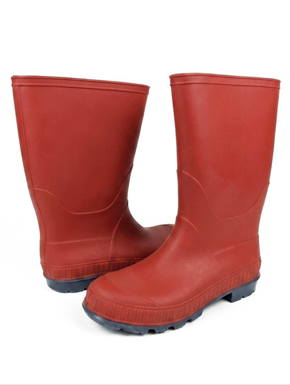 Mountain Warehouse Red Rain Boots Kids Size 1 Youth Rubber Waterproof Wellies